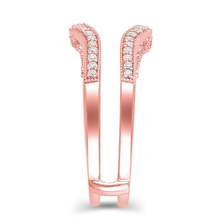 1/4 ct. tw. Diamond Ring Enhancer in 14K Rose Gold