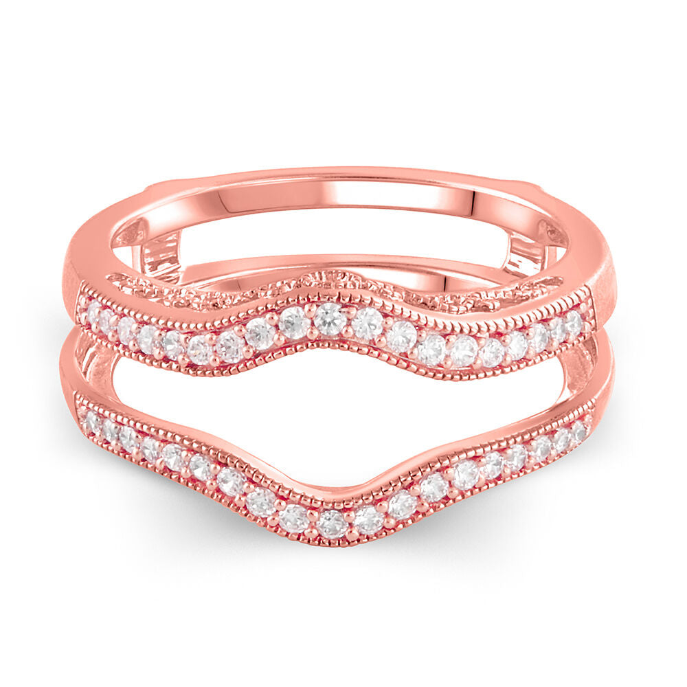 1/4 ct. tw. Diamond Ring Enhancer in 14K Rose Gold