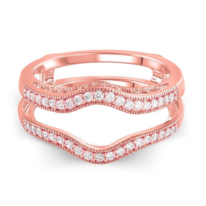 1/4 ct. tw. Diamond Ring Enhancer in 14K Rose Gold