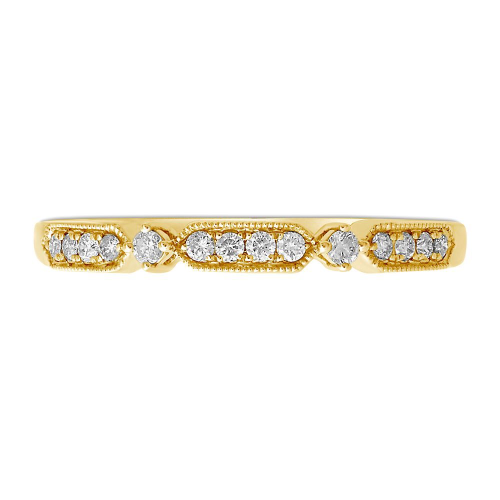 1/5 ct. tw. Diamond Stack Ring in 10K Yellow Gold