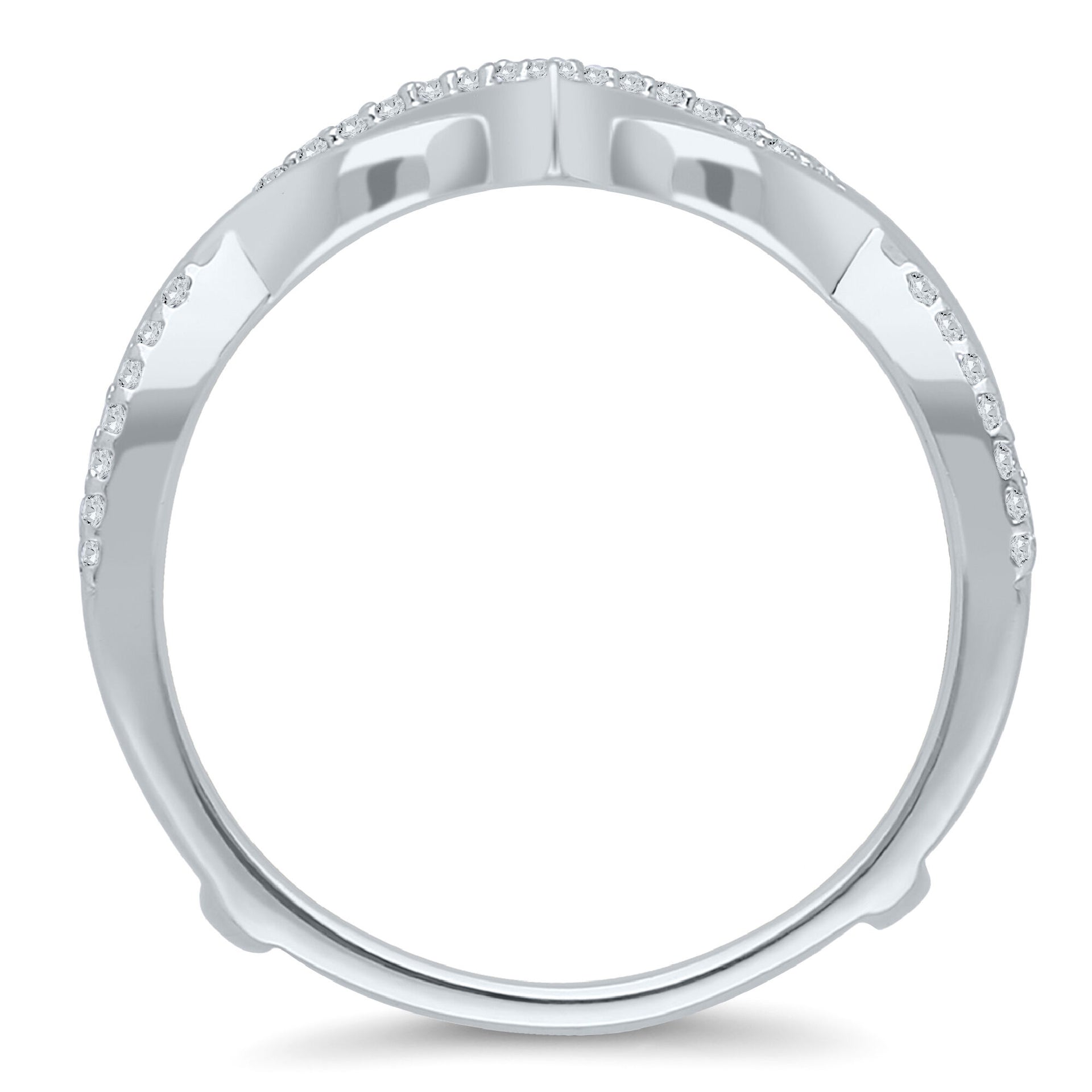 Diamond Ring Enhancer in 10K White Gold (1/5 ct. tw.)