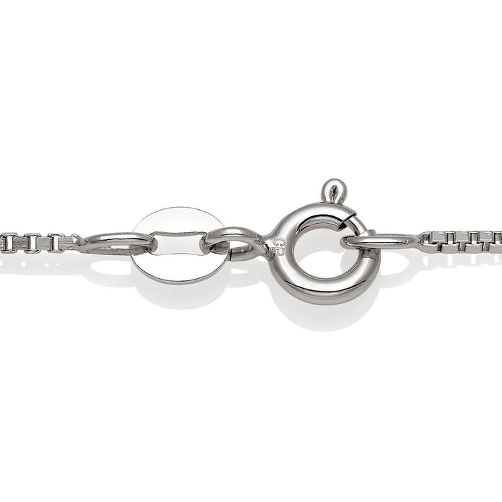 Freshwater Cultured Pearl & Lab Created White Sapphire Pendant in Sterling Silver