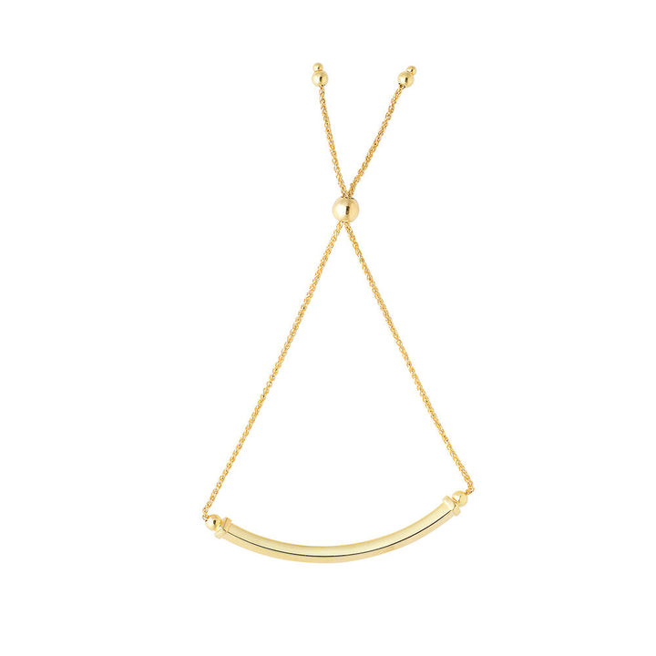 Bar Bolo Bracelet in 14K Yellow Gold