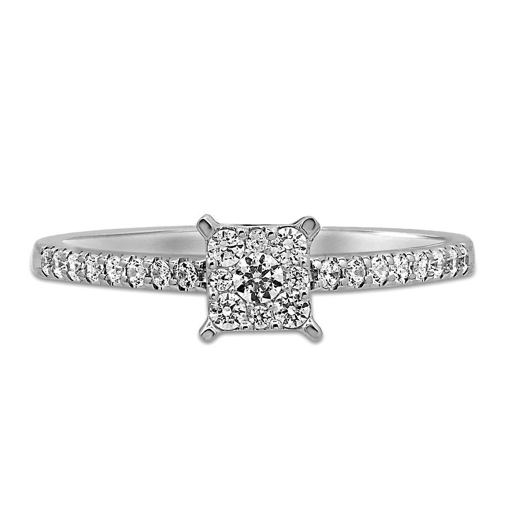 1/4 ct. tw. Diamond Promise Ring in 10K White Gold