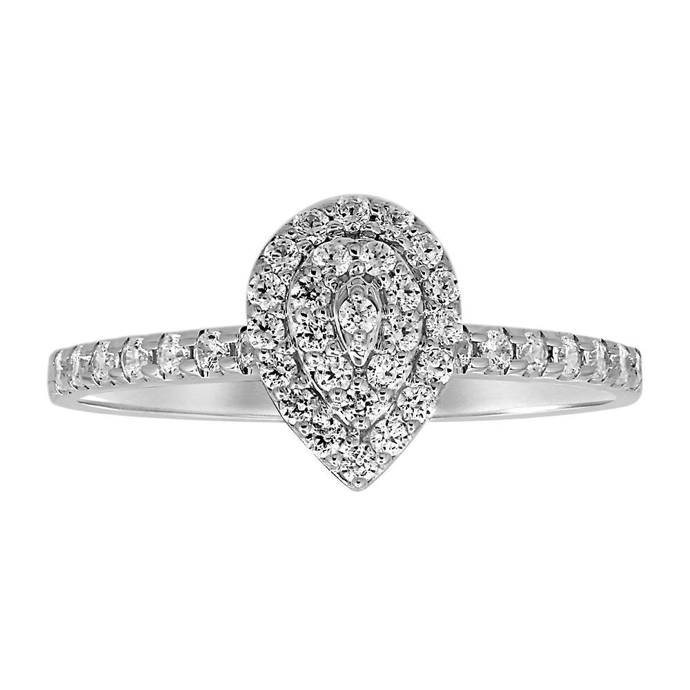 1/3 ct. tw. Diamond Promise Ring in 10K White Gold