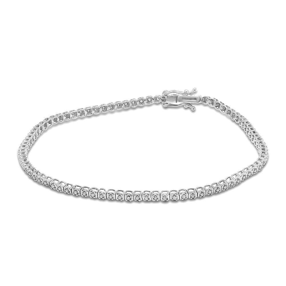 1/4 ct. tw. Diamond Tennis Bracelet in 10K White Gold