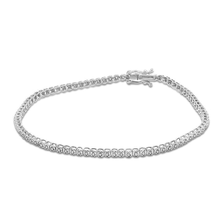 1/4 ct. tw. Diamond Tennis Bracelet in 10K White Gold
