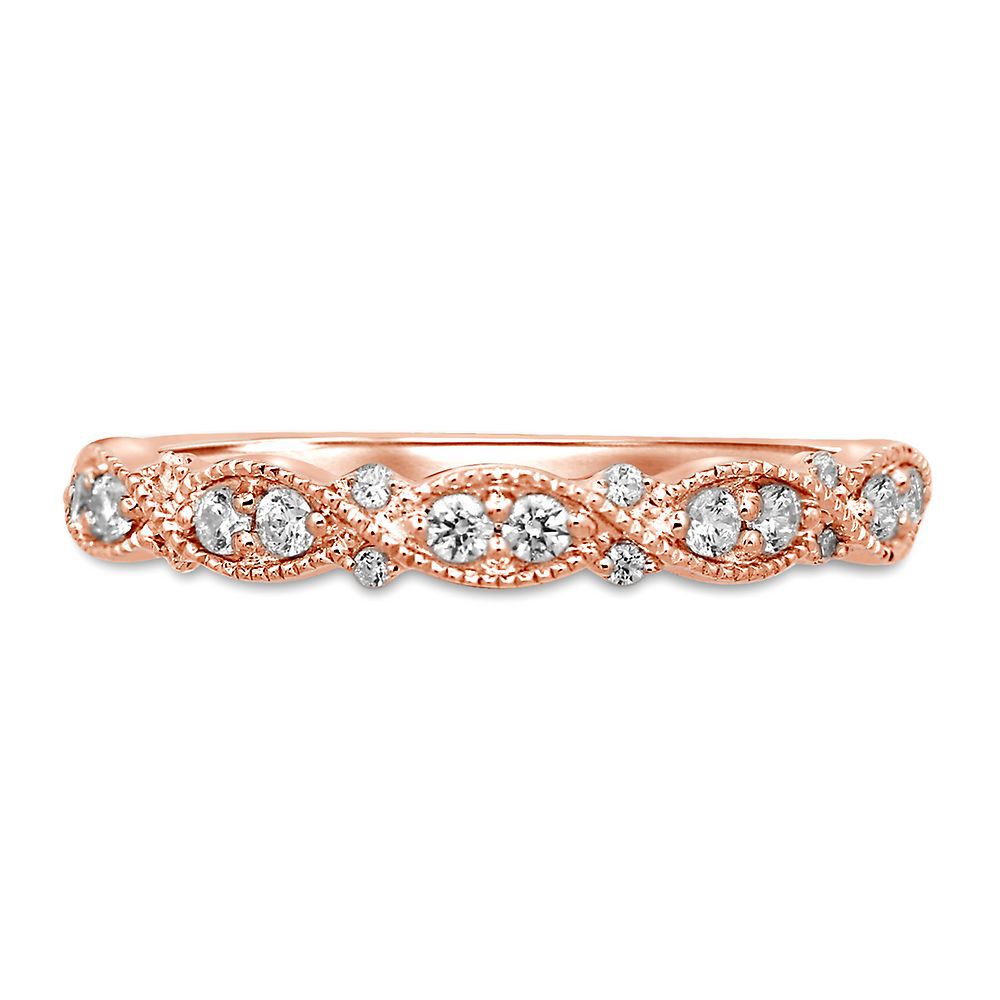 1/4 ct. tw. Diamond Band in 10K Rose Gold