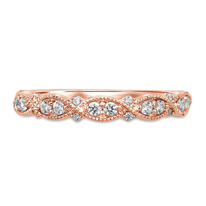 1/4 ct. tw. Diamond Band in 10K Rose Gold