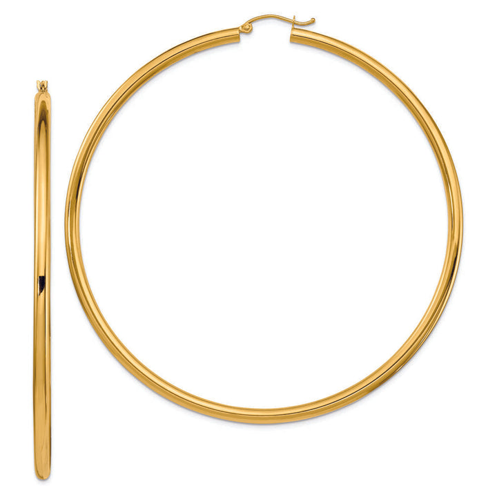 Hoop Earrings in 14K Yellow Gold
