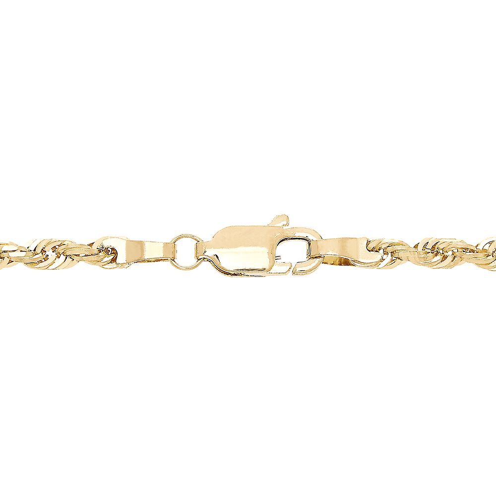 Glitter Rope Chain in 14K Yellow Gold, 18"