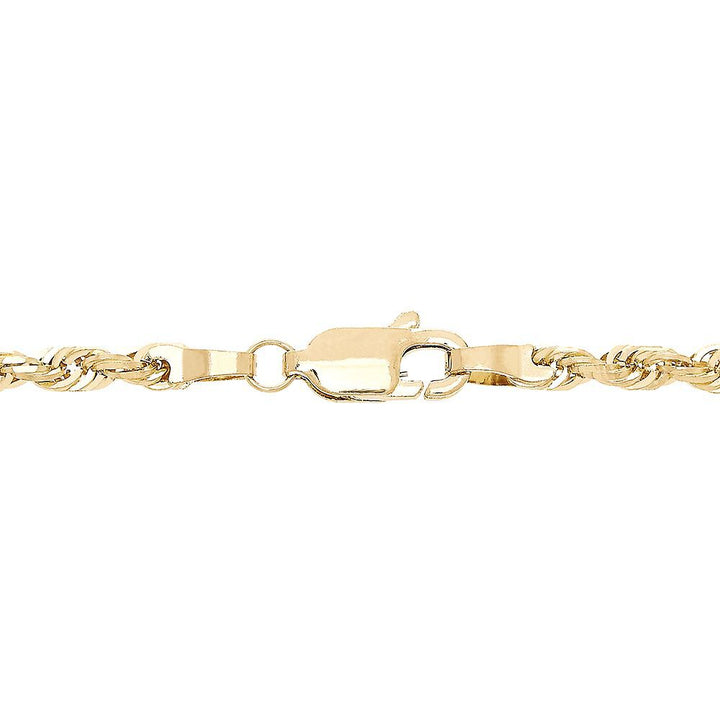Glitter Rope Chain in 14K Yellow Gold, 18"