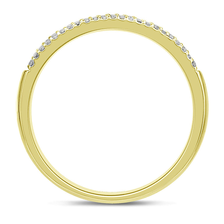 Baguette & Pave Diamond Wedding Band (1/4 ct. tw.)