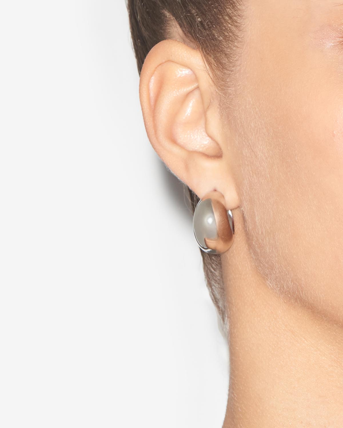 Shiny Crescent Earrings