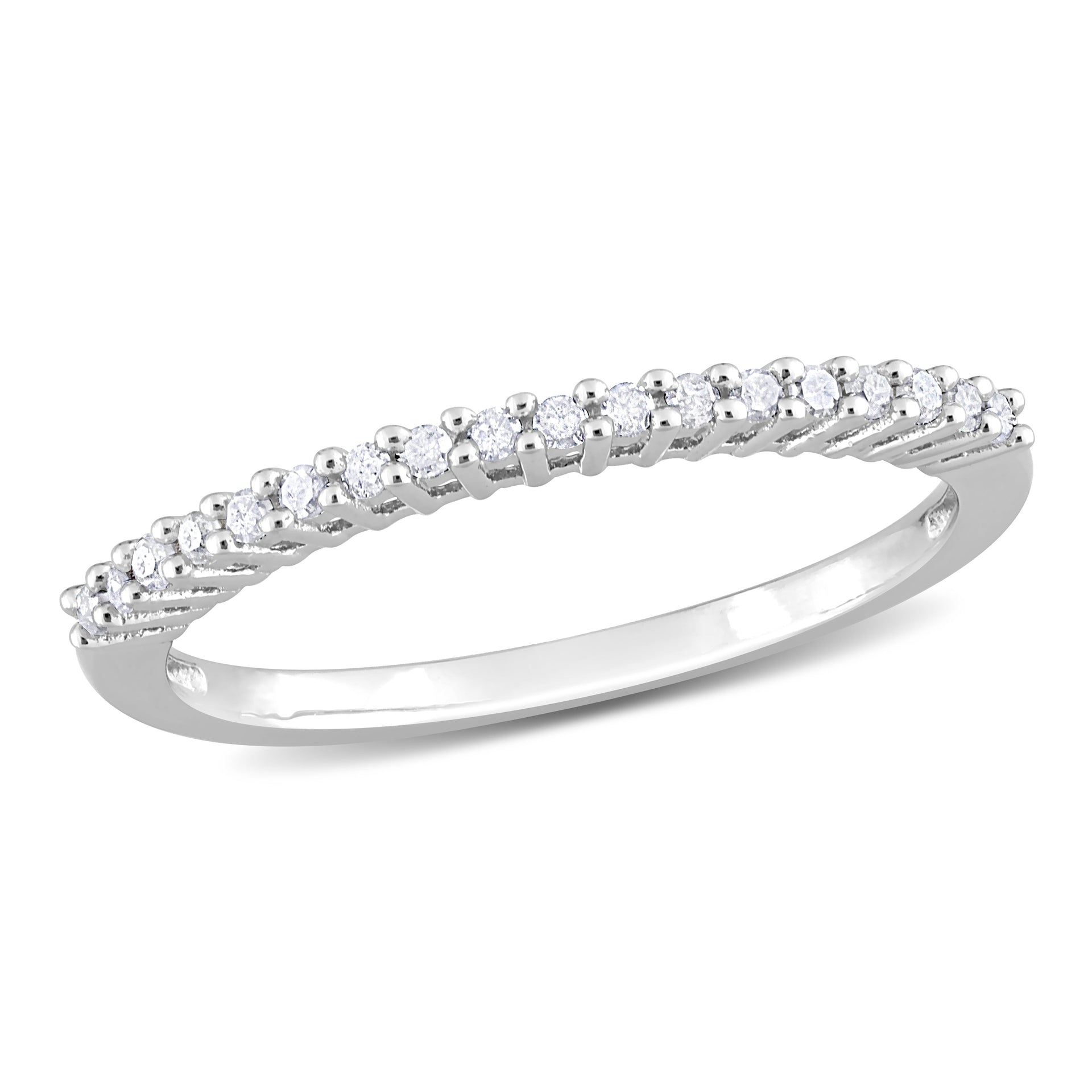 1/5ct TW Diamond Anniversary Band in Sterling Silver