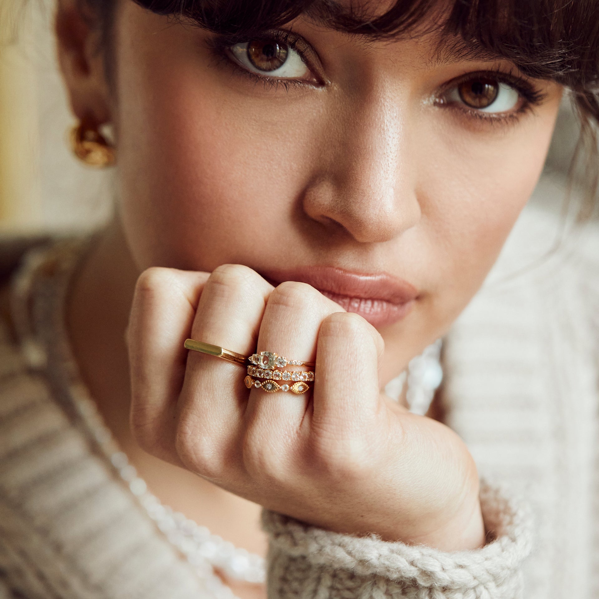 Emilia Green Amethyst Ring