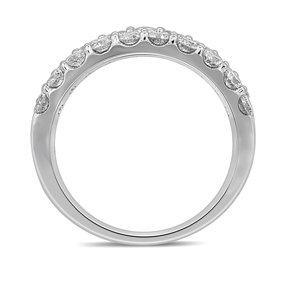 Wide Diamond Anniversary Band in 14K White Gold (1 1/2 ct. tw.)