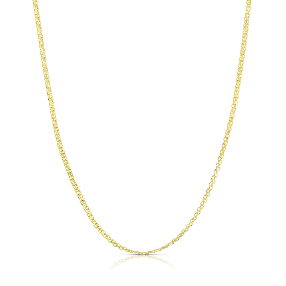 Byzantine Chain in 14K Yellow Gold, 22"