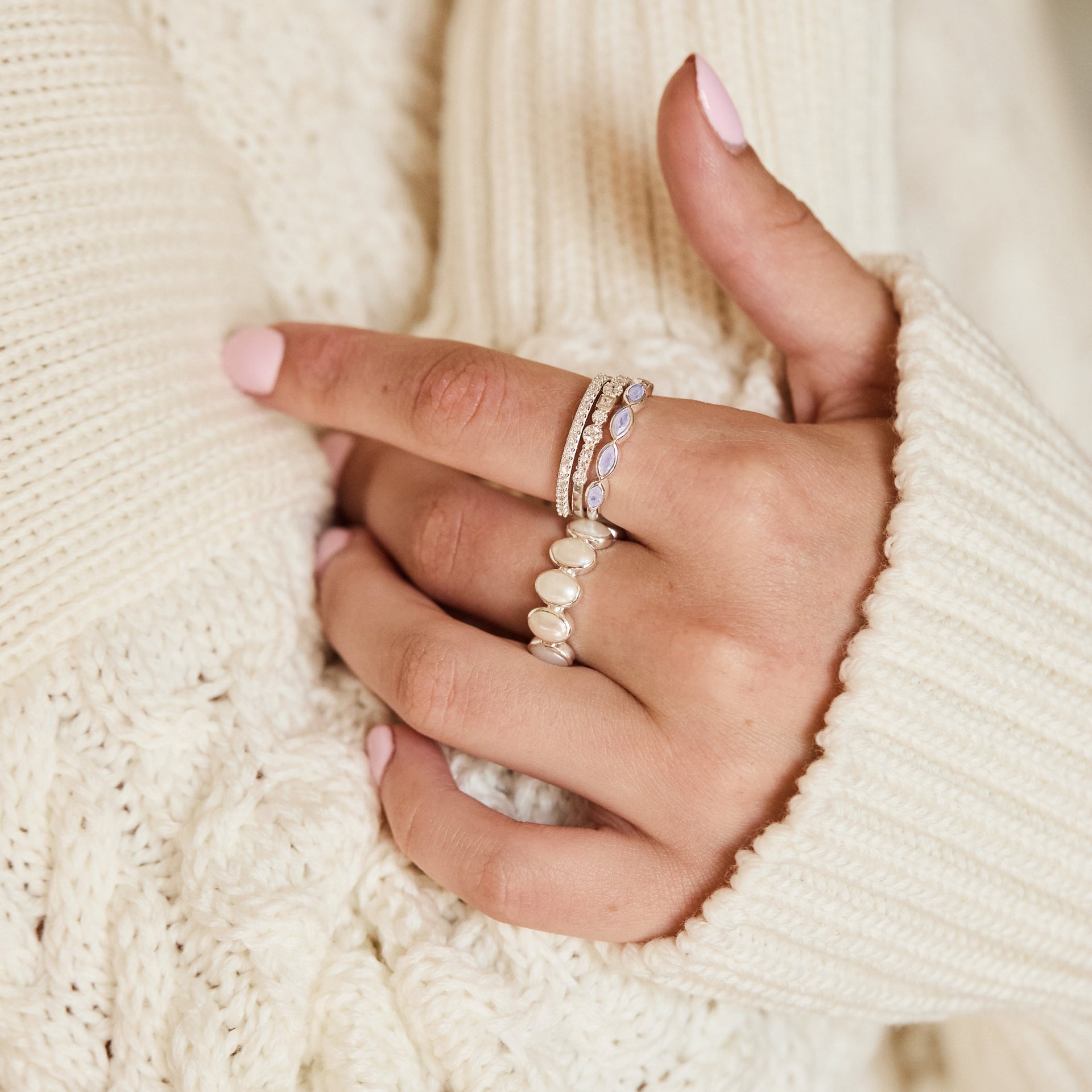 Violetta Pearl Ring
