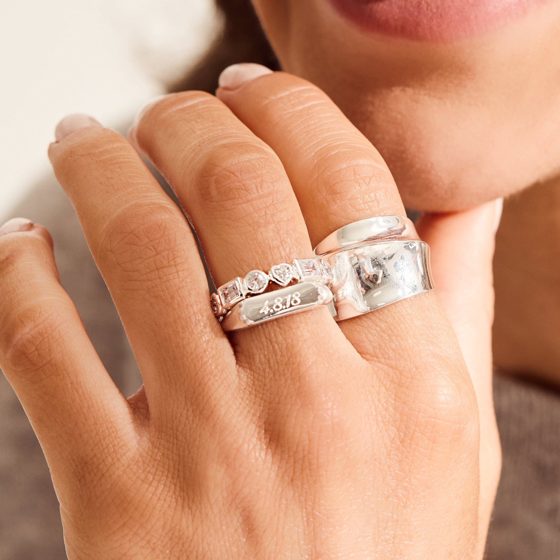 Louise Thompson Lucky Diamond Signet