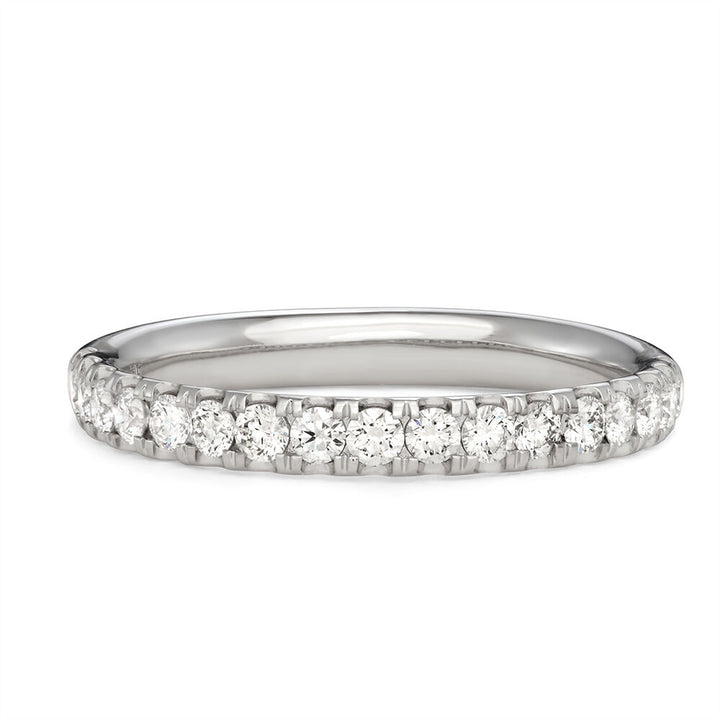 Comfort Fit Diamond Anniversary Ring in 14K White Gold (1/2 ct. tw.)