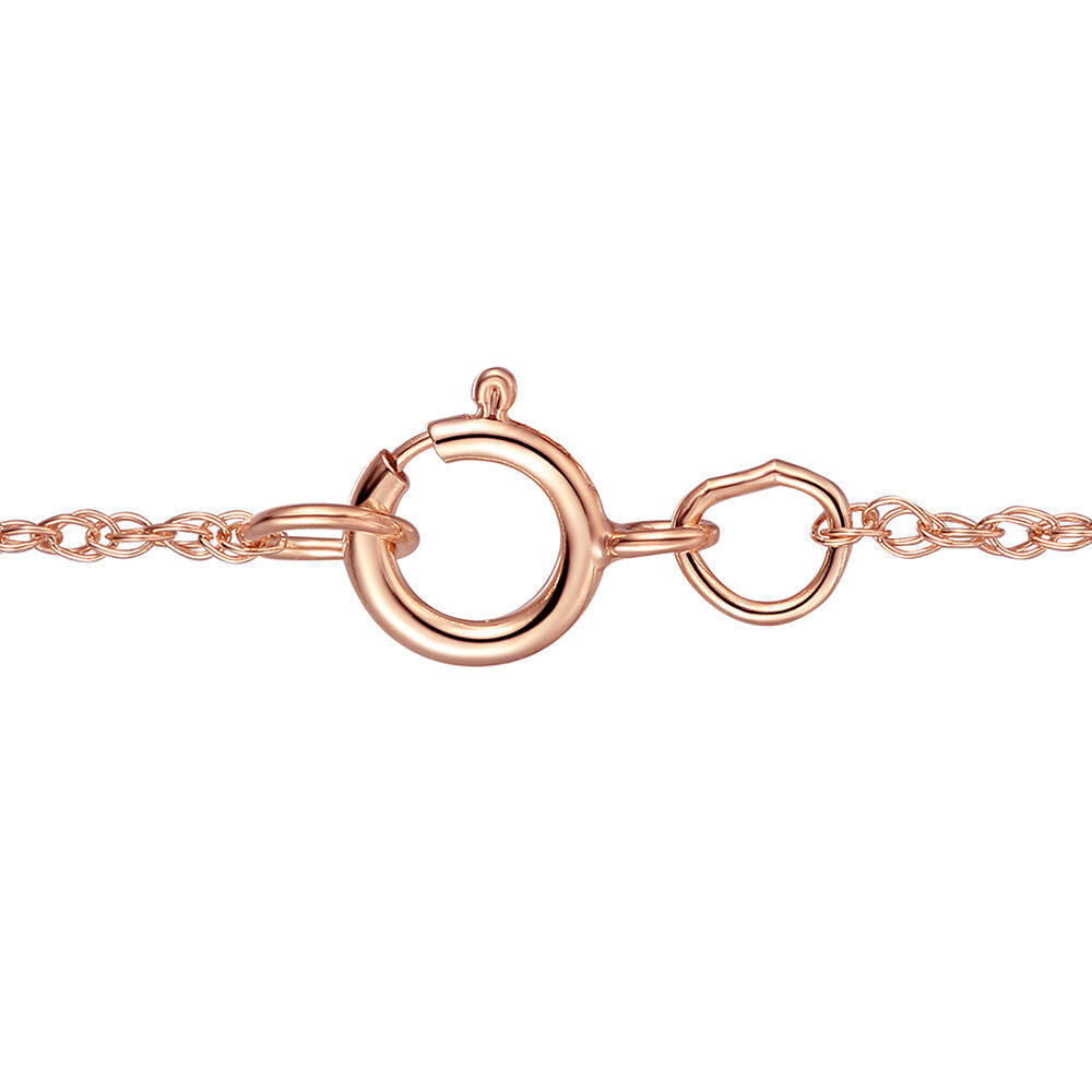 Opal, Pink Sapphire & 1/5 ct. tw. Diamond Pendant in 10K Rose Gold