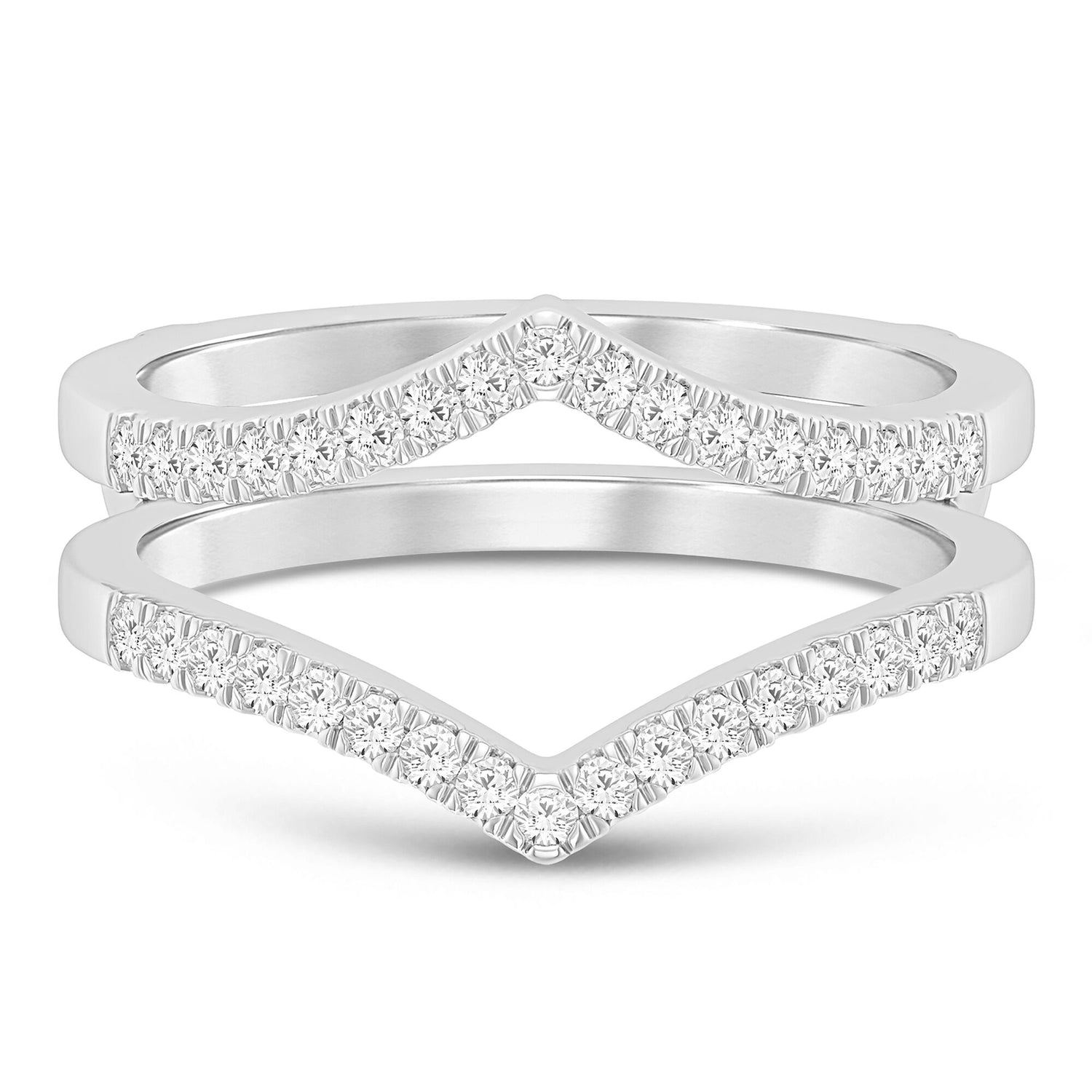 1/5 ct. tw. Diamond Ring Enhancer in 10K White Gold