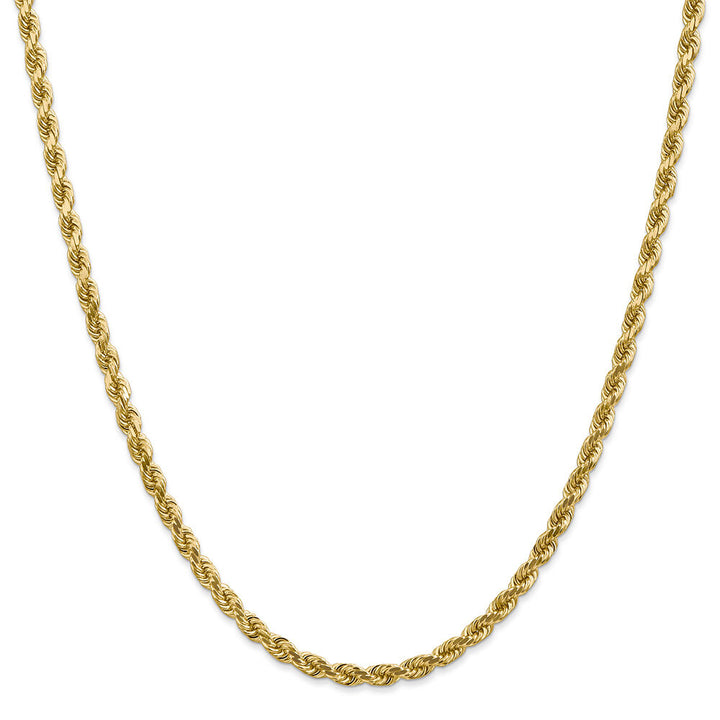 Diamond Cut Rope chain in 14K Yellow Gold, 30"