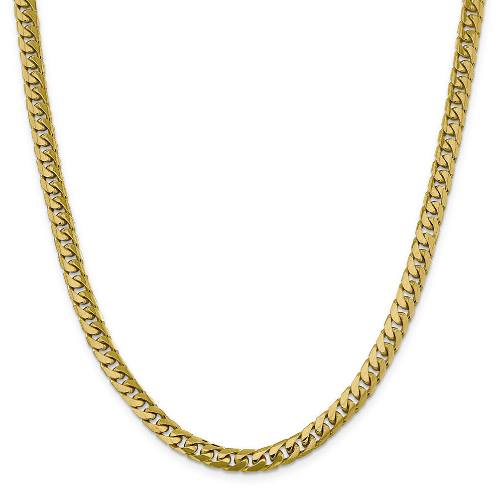 Miami Cuban Chain in 14K Yellow Gold, 24"