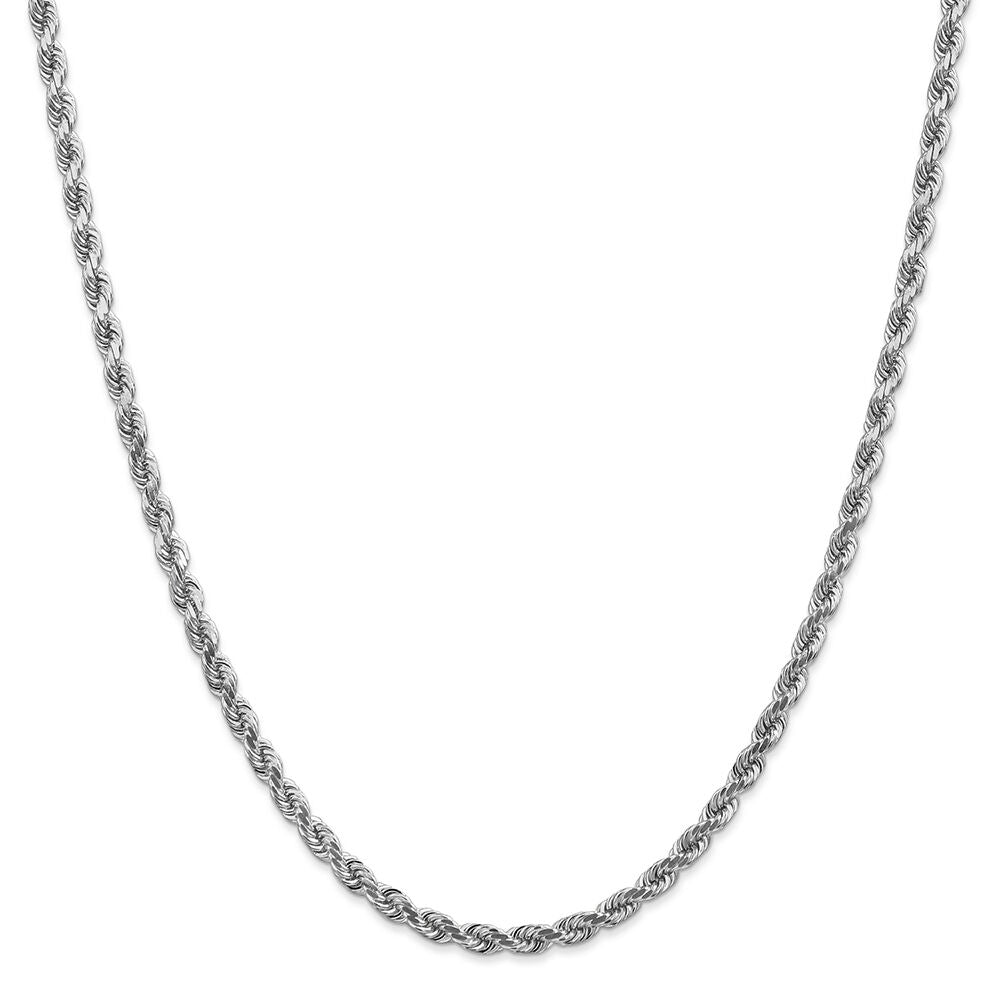 Rope Chain in 14K White Gold, 30"