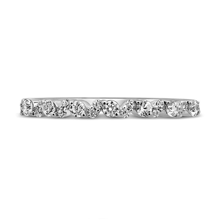 Diamond Stack Ring in 10K White Gold (1/4 ct. tw.)