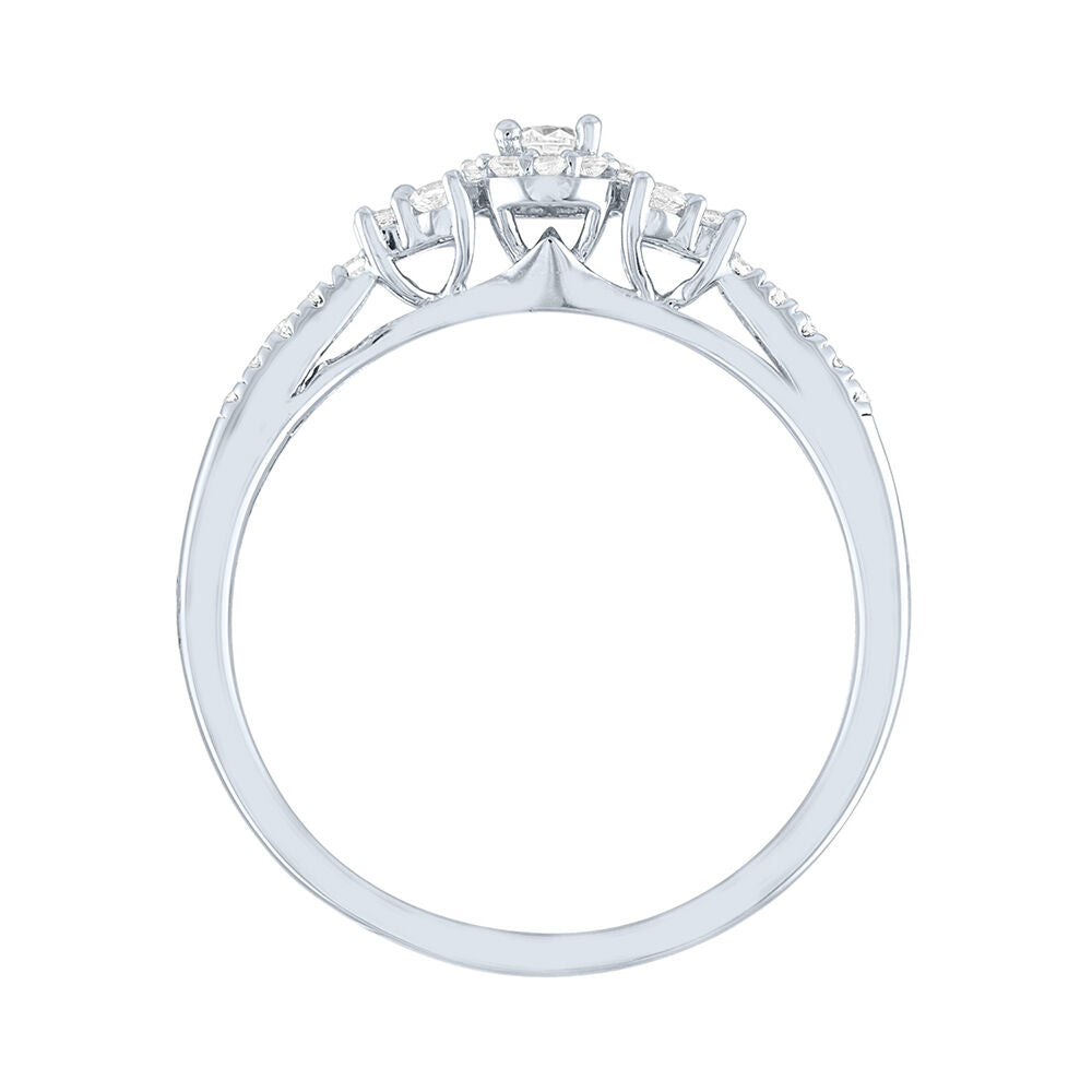 1/4 ct. tw. Diamond Promise Ring in Sterling Silver