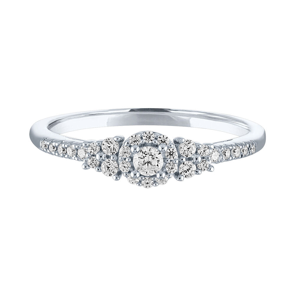 1/4 ct. tw. Diamond Promise Ring in Sterling Silver