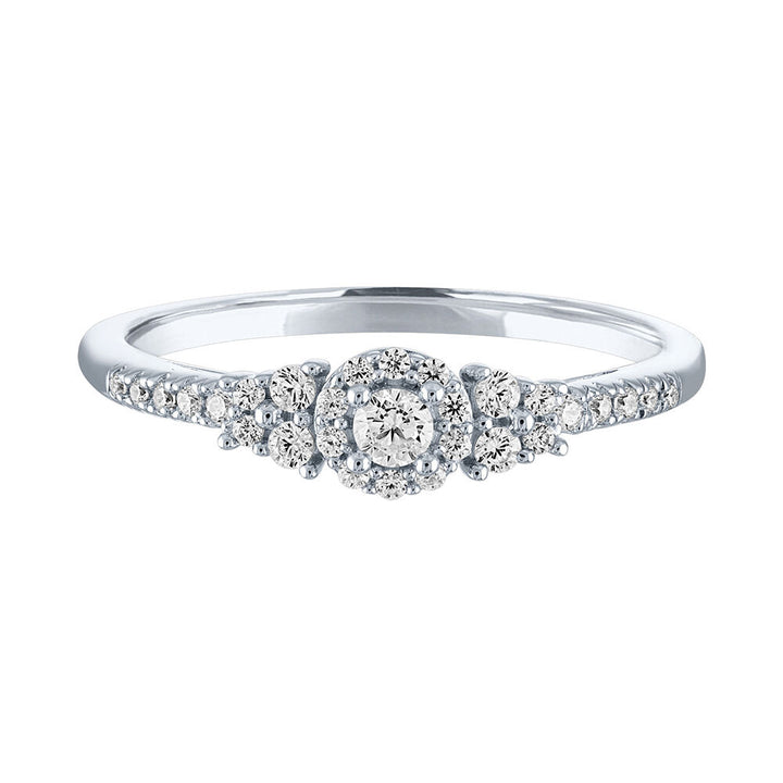 1/4 ct. tw. Diamond Promise Ring in Sterling Silver
