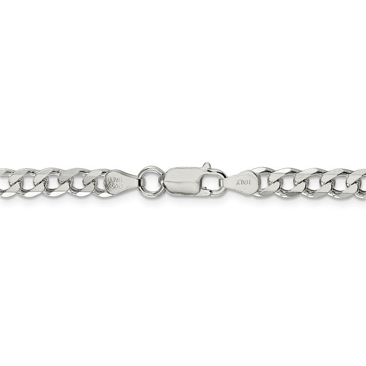 Curb Chain Necklace in Sterling Silver, 24"