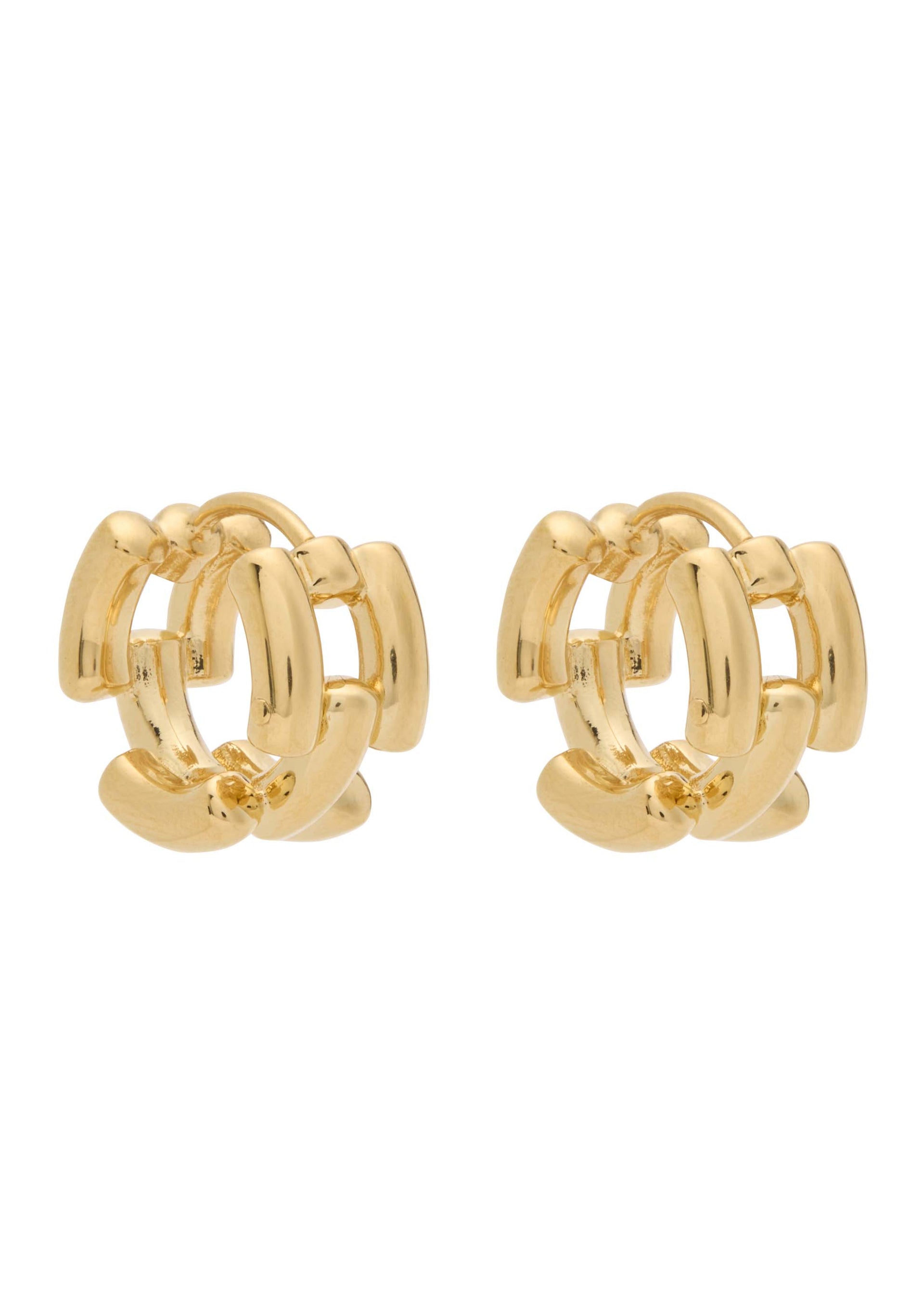 The Johanna 18kt gold hoop earrings