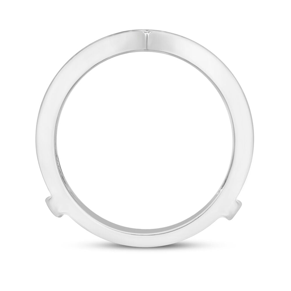 Diamond Chevron Ring Enhancer in 14K White Gold (1/2 ct. tw.)