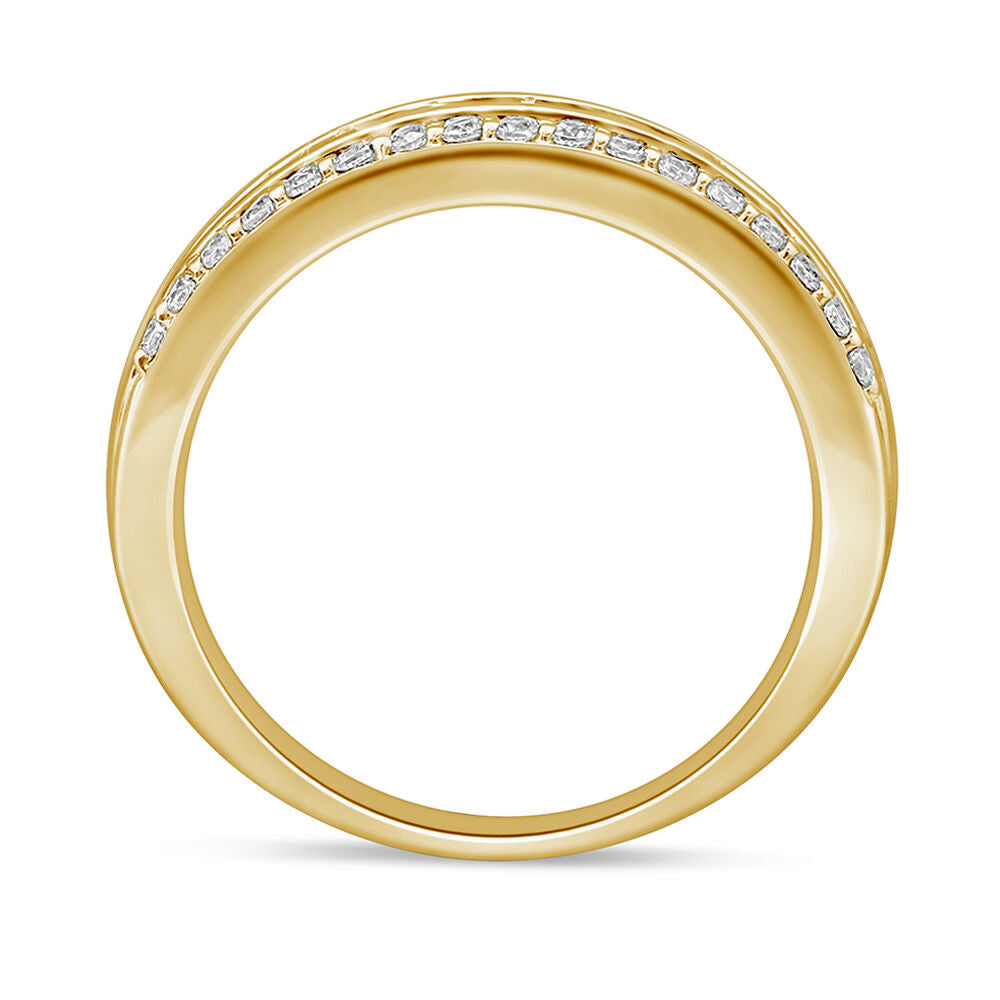 1/2 ct. tw. Diamond Band in 10K Yellow Gold