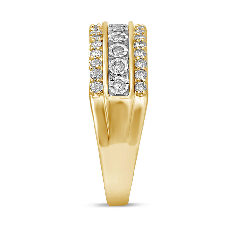 1/2 ct. tw. Diamond Band in 10K Yellow Gold