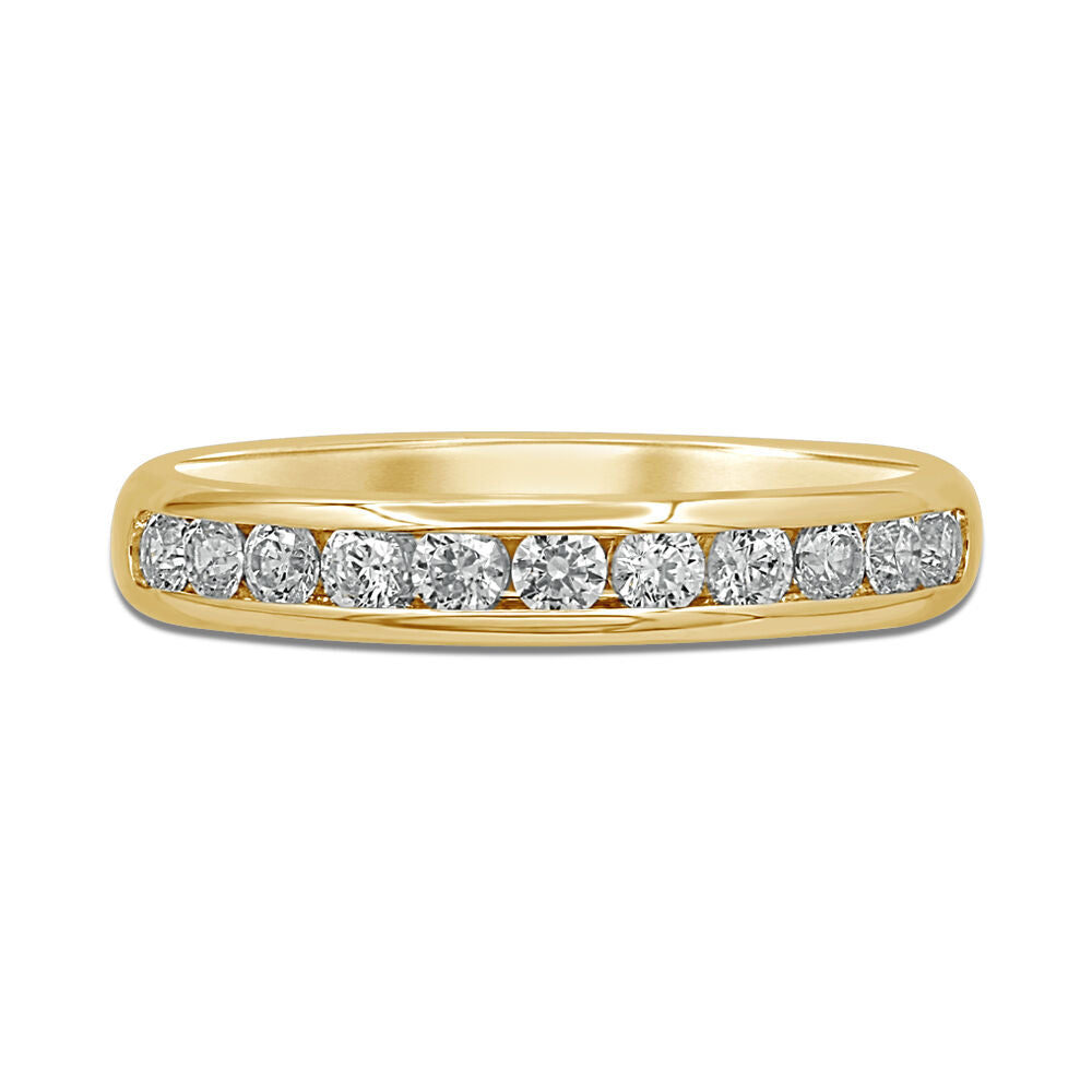 1/2 ct. tw. Diamond Anniversary Band in 14K Yellow Gold