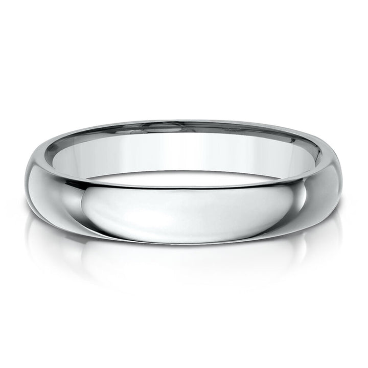 Wedding Band in 14K White Gold, 4MM