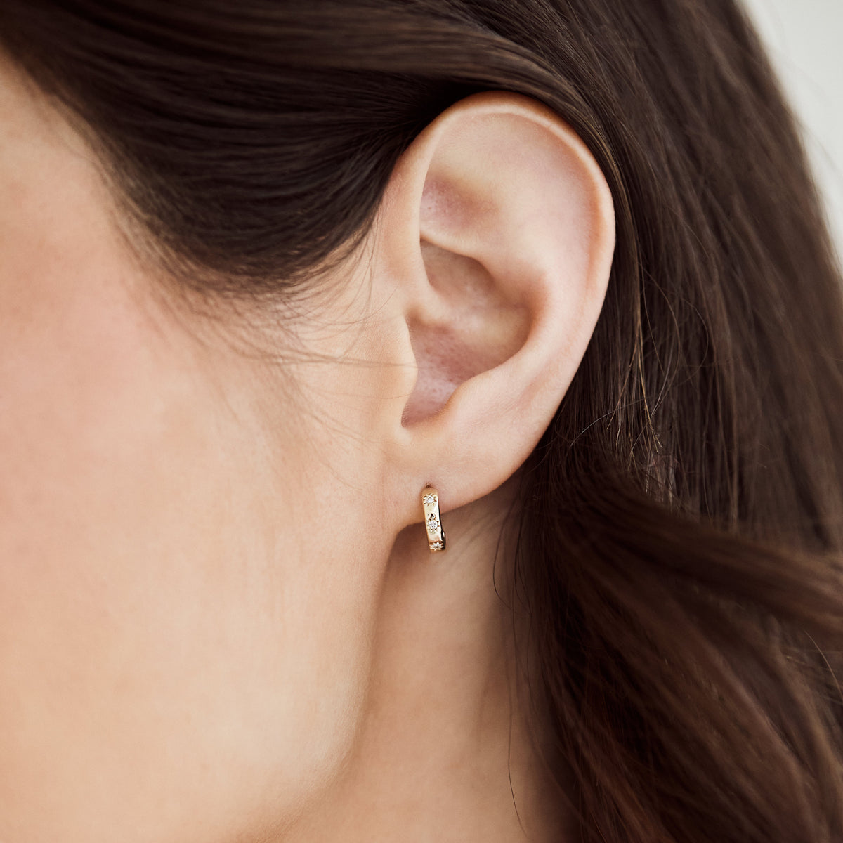 Remy Diamond Star Set Hoops