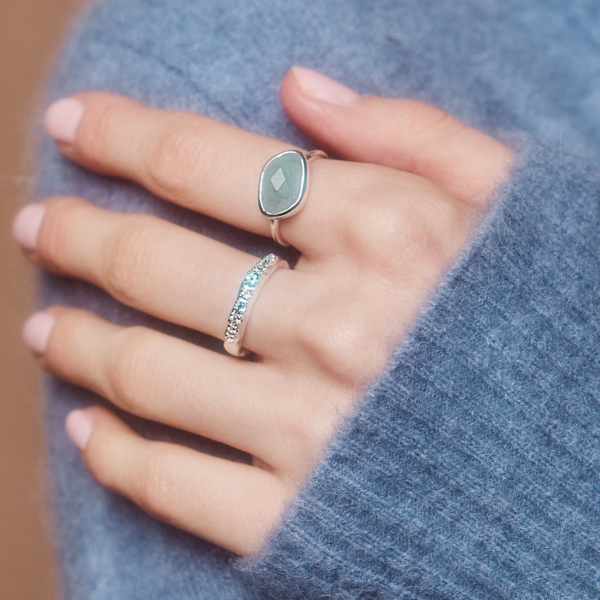 Hattie Ombre Molten Ring