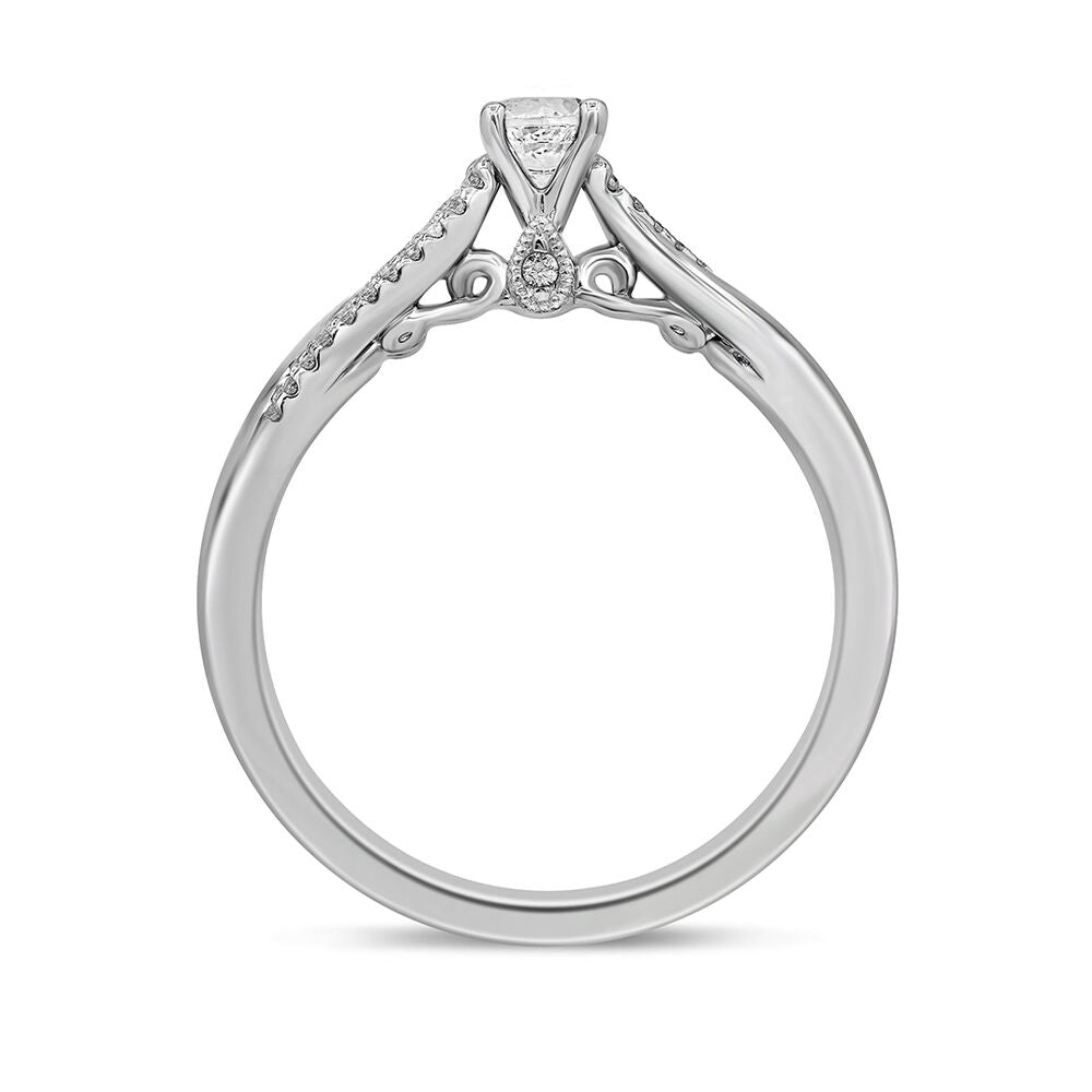 1/3 ct. tw. Diamond Engagement Ring in 10K White Gold