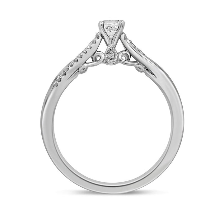 1/3 ct. tw. Diamond Engagement Ring in 10K White Gold