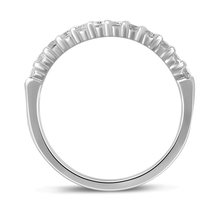 Diamond Anniversary Band in 10K White Gold (1/3 ct. tw.)