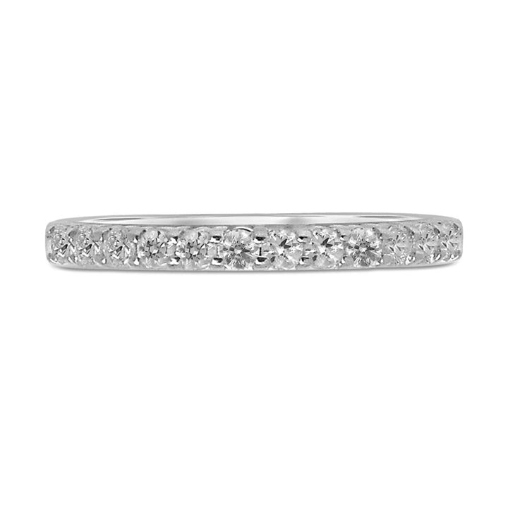 Diamond Anniversary Band in 10K White Gold (1/3 ct. tw.)