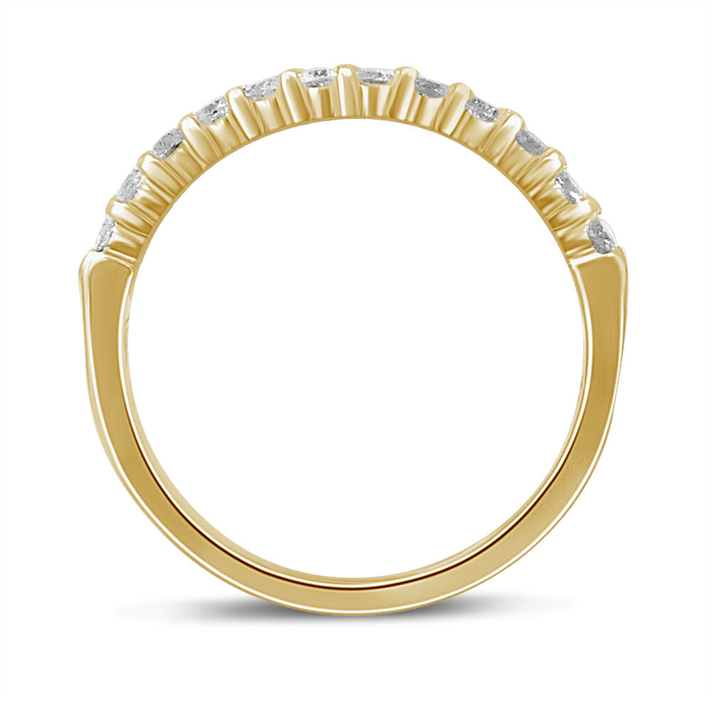Diamond Anniversary Band in 10K Yellow Gold (1/3 ct. tw.)