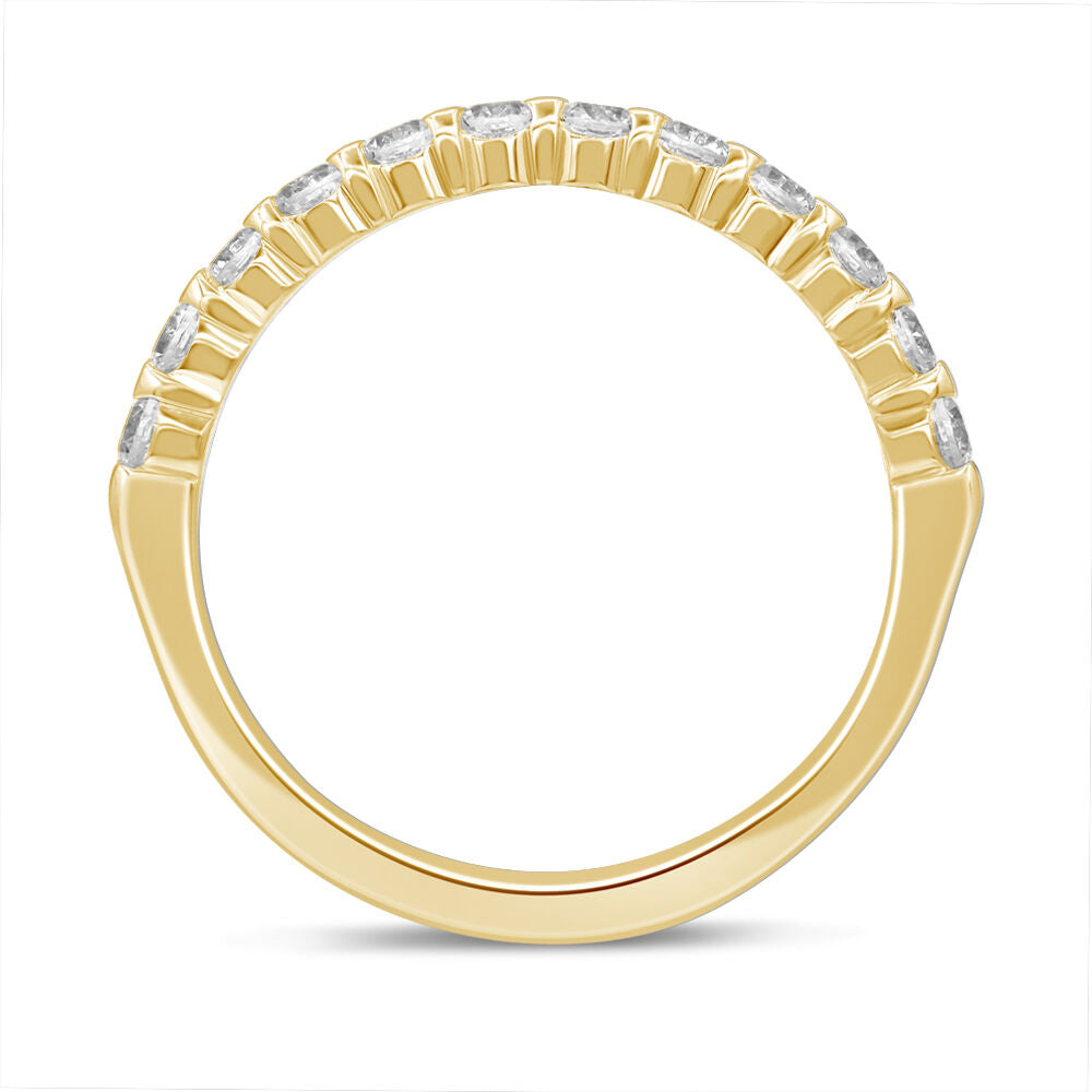 Diamond Anniversary Band in 10K Yellow Gold (5/8 ct. tw.)