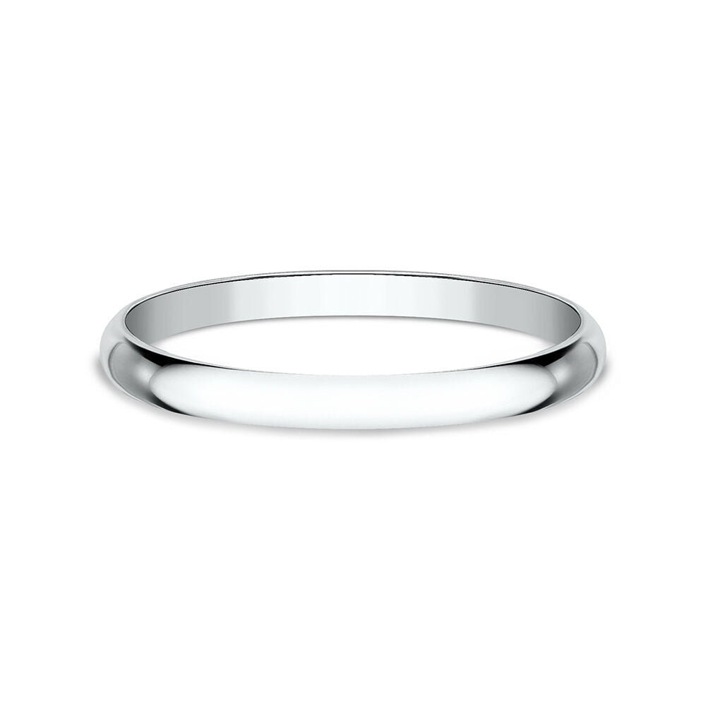 Wedding Band in 14K White Gold, 1MM